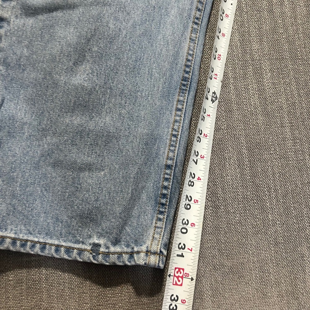 Levi's 550 Relaxed Fit Jeans Mens 38x32 Light Wash Blue Tapered Leg Denim - Picture 9 of 10